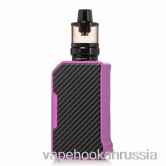 Vape Juice Dovpo MVP 220W Стартовый комплект из углеродного волокна фиолетовый